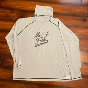 Men’s Snikwah fishing shirt XXL with neck cover